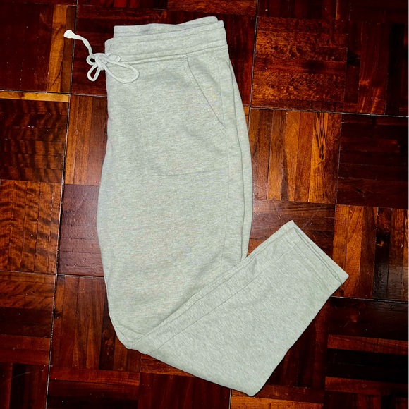 LOFT Pants - LOFT Lounge Light Green Gray Drawstring Pants